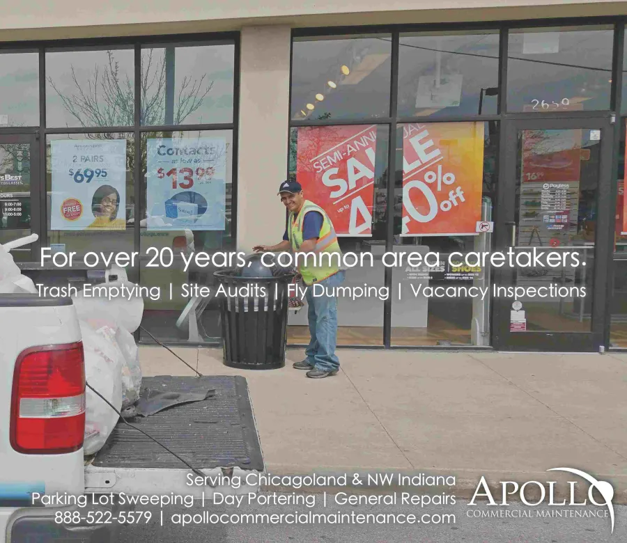 The value of day portering services, especially when combined with a parking lot sweeping program.